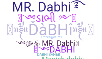 Biệt danh - Dabhi