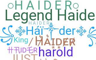 Biệt danh - Haider