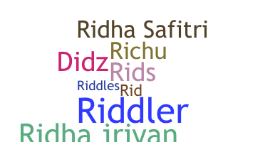 Biệt danh - Ridha