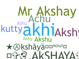 Biệt danh - Akshaya