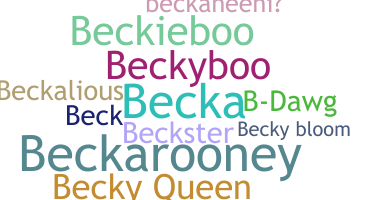 Biệt danh - Becky