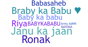 Biệt danh - Babykababu