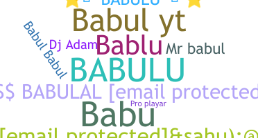 Biệt danh - Babulu
