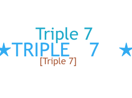 Biệt danh - Triple7