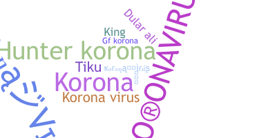 Biệt danh - koronavirus