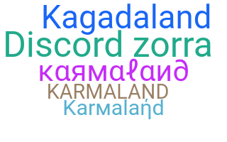 Biệt danh - Karmaland