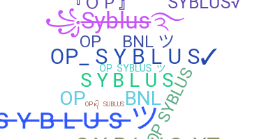 Biệt danh - Syblus