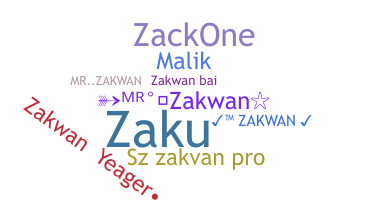 Biệt danh - Zakwan
