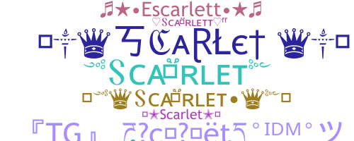 Biệt danh - Scarlet