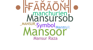 Biệt danh - Mansur