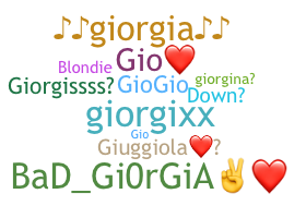 Biệt danh - Giorgia