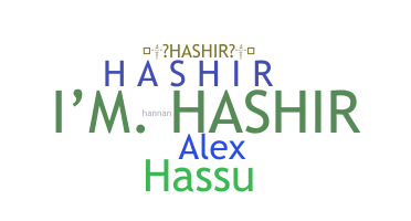 Biệt danh - Hashir