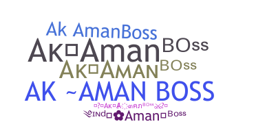 Biệt danh - Akamanboss