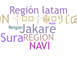 Biệt danh - Region