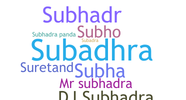 Biệt danh - Subhadra