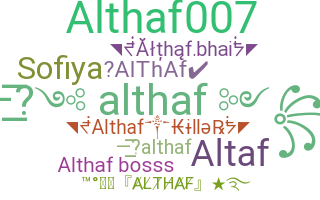 Biệt danh - Althaf