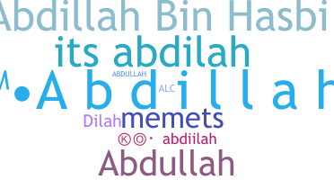 Biệt danh - Abdillah