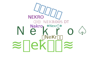 Biệt danh - Nekro