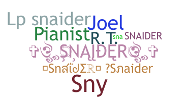 Biệt danh - Snaider
