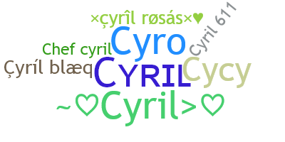 Biệt danh - Cyril