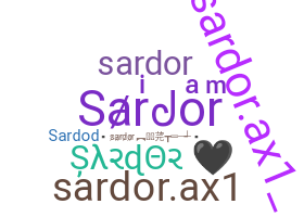Biệt danh - Sardor