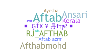 Biệt danh - Afthab