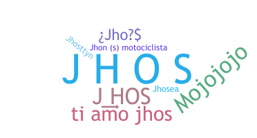Biệt danh - Jhos