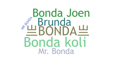 Biệt danh - Bonda