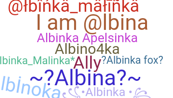Biệt danh - Albina