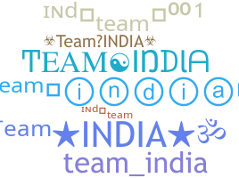 Biệt danh - TeamIndia