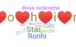 Biệt danh - Rohini