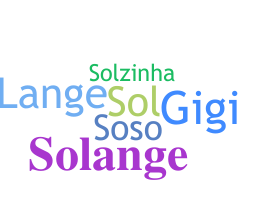 Biệt danh - Solange