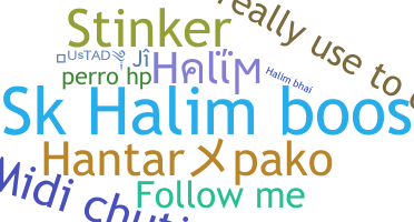 Biệt danh - Halim