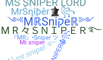 Biệt danh - MrSniper