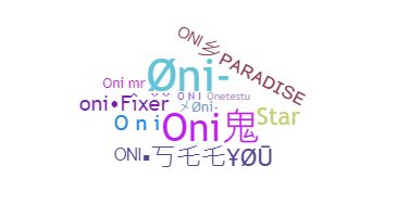 Biệt danh - Oni