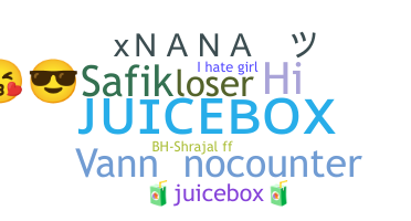 Biệt danh - Juicebox
