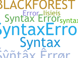 Biệt danh - Syntaxerror