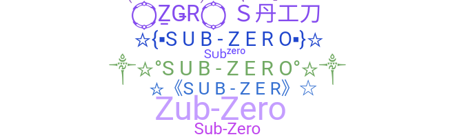 Biệt danh - Subzero